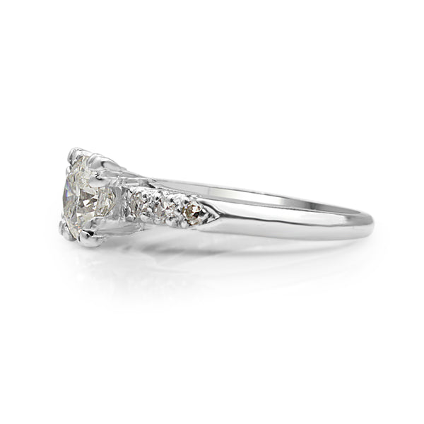 Platinum Vintage Diamond Ring