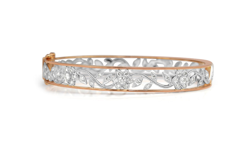 Floral bangle best sale