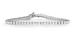 18ct White Gold Diamond Tennis Bracelet