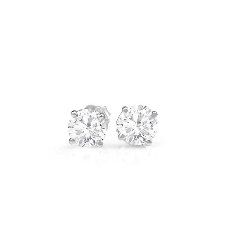 18ct White Gold 1.60ct Diamond Stud Earrings