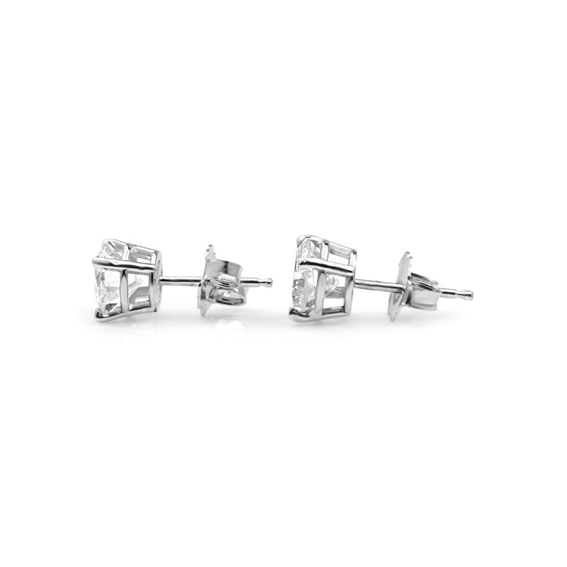 18ct White Gold 1.60ct Diamond Stud Earrings