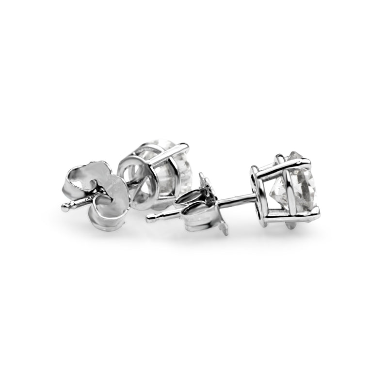 18ct White Gold 1.60ct Diamond Stud Earrings