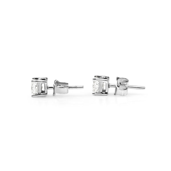 18ct White Gold 1.10ct Diamond Stud Earrings