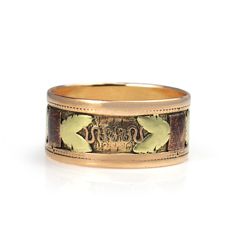 14ct 3 Tone Antique Ring (Boxed)