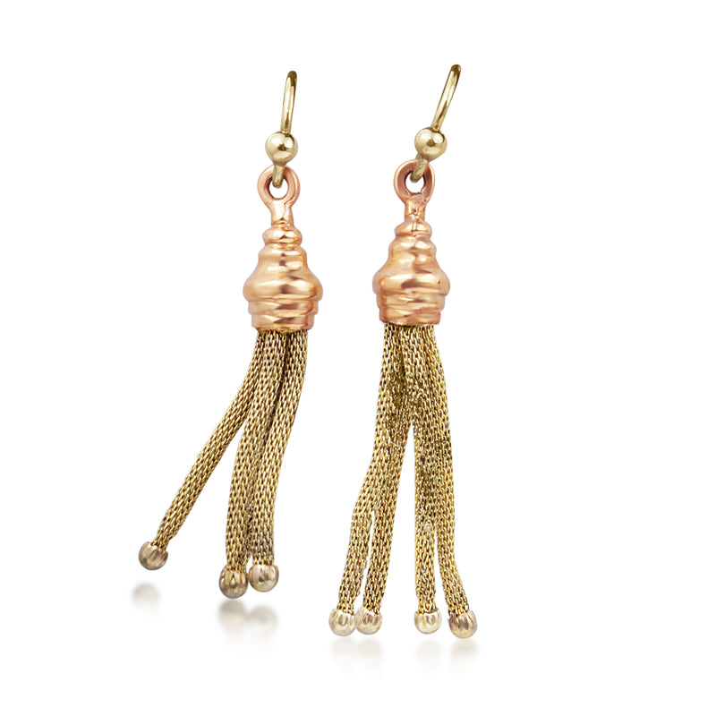 9ct Gold Antique Tassel Earrings