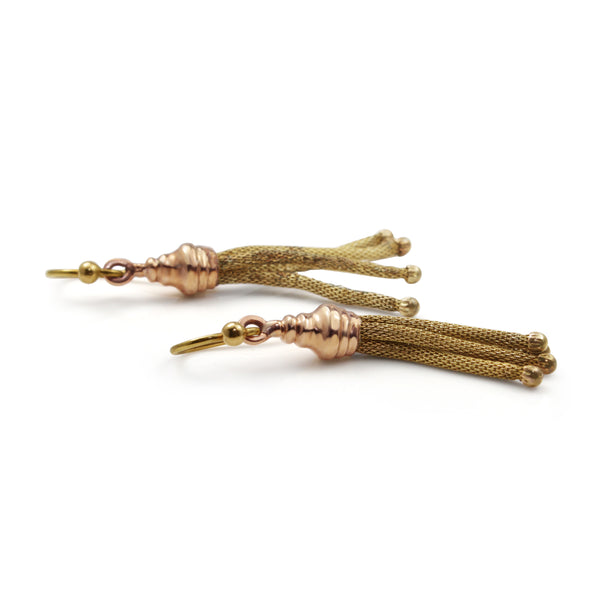 9ct Gold Antique Tassel Earrings