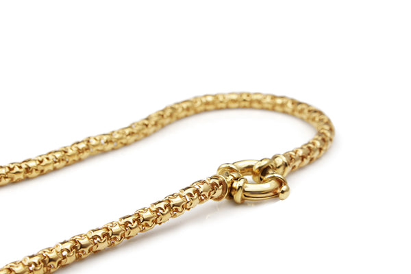 9ct Yellow Gold Fancy Link Necklace