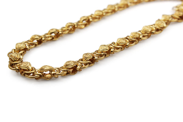 9ct Yellow Gold Fancy Link Necklace