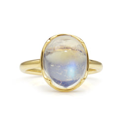 18ct Yellow Gold Moonstone Ring