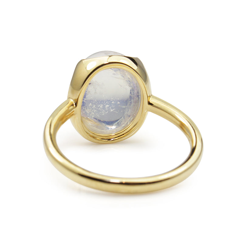 18ct Yellow Gold Moonstone Ring