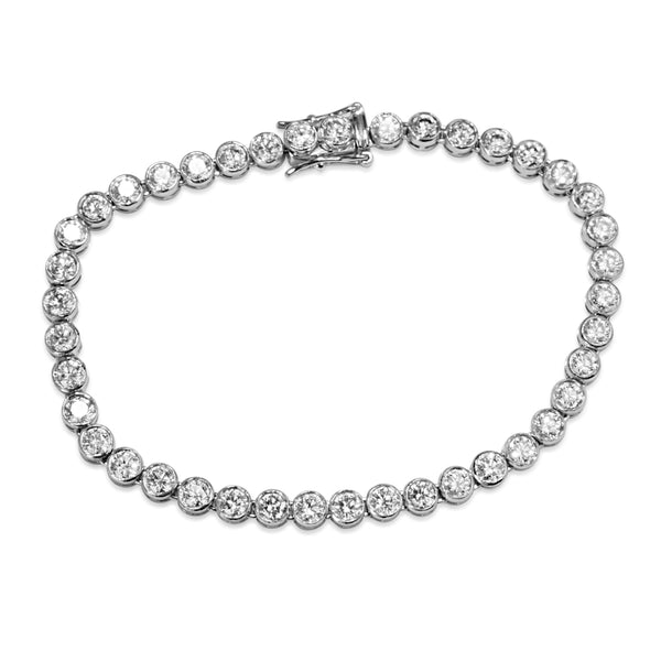 Platinum Diamond Tennis Bracelet