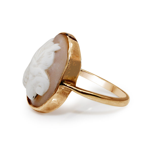 9ct Rose / Yellow Gold Antique Cameo Ring