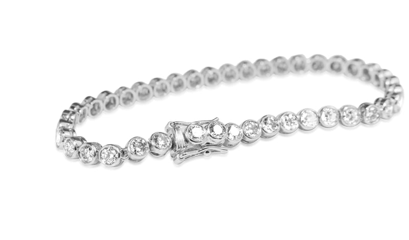 Platinum Diamond Tennis Bracelet