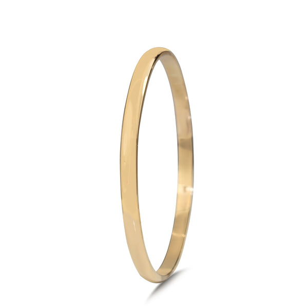 9ct Rose Gold Solid Round Bangle