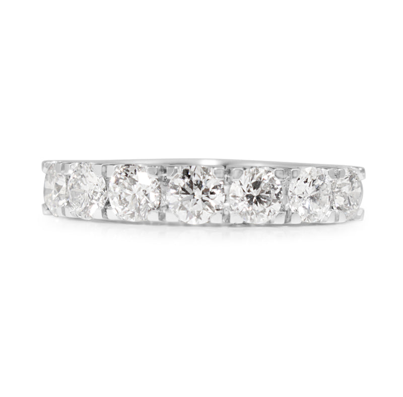14ct White Gold 7 Stone Diamond Ring
