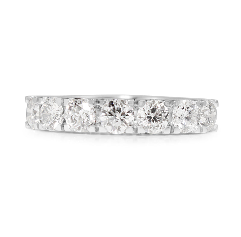 14ct White Gold 7 Stone Diamond Ring