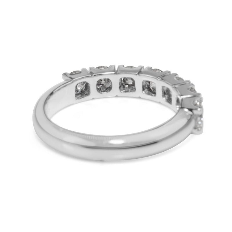 14ct White Gold 7 Stone Diamond Ring