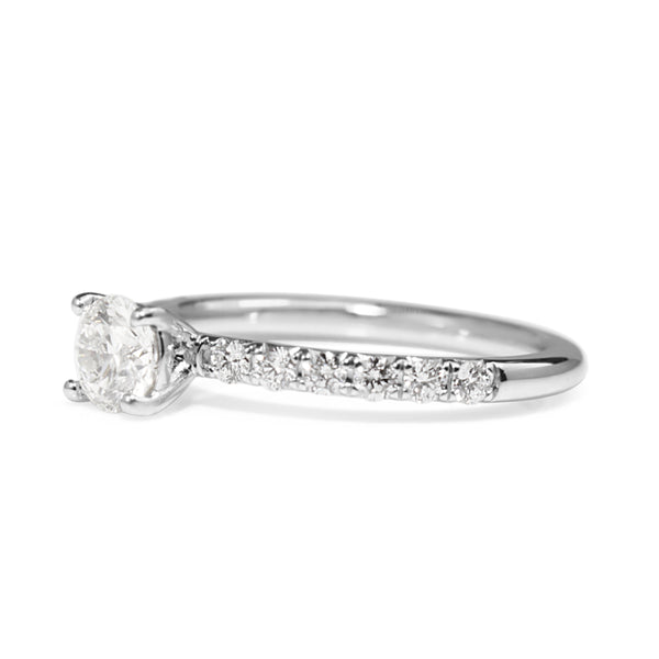 18ct White Gold Diamond Solitaire Ring