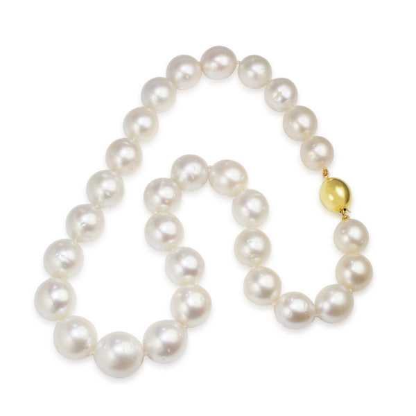 13 - 16mm South Sea Pearls on 9ct Yellow Gold Clasp