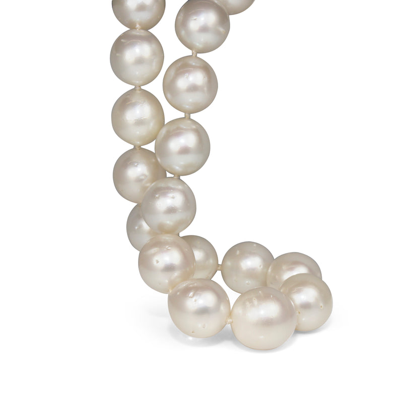 13 - 16mm South Sea Pearls on 9ct Yellow Gold Clasp
