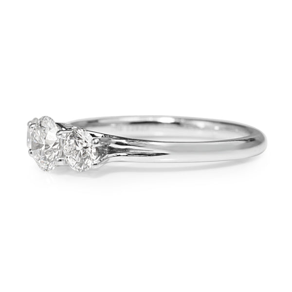 18ct White Gold 3 Stone Diamond Ring