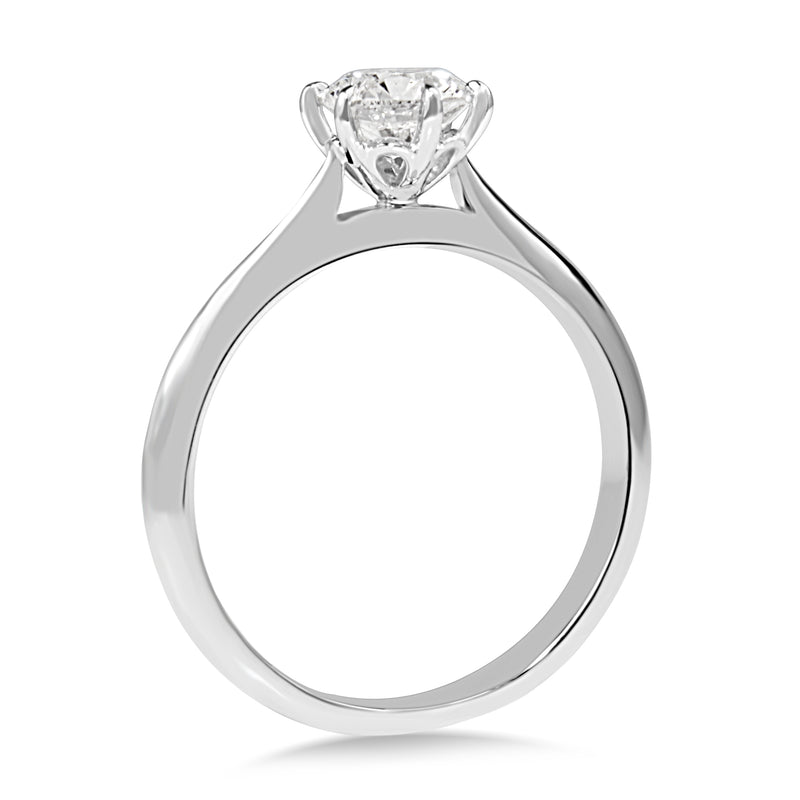 18ct White Gold .72pt Diamond Solitaire Ring