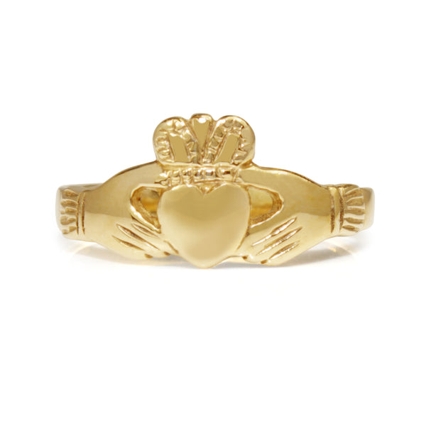 9ct Yellow Gold Claddagh Ring