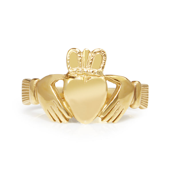 9ct Yellow Gold Claddagh Ring