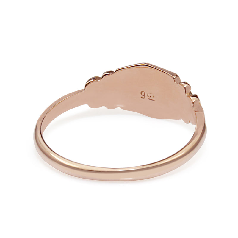 9ct Rose Gold Signet Ring