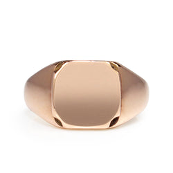 9ct Rose Gold Vintage Signet Ring