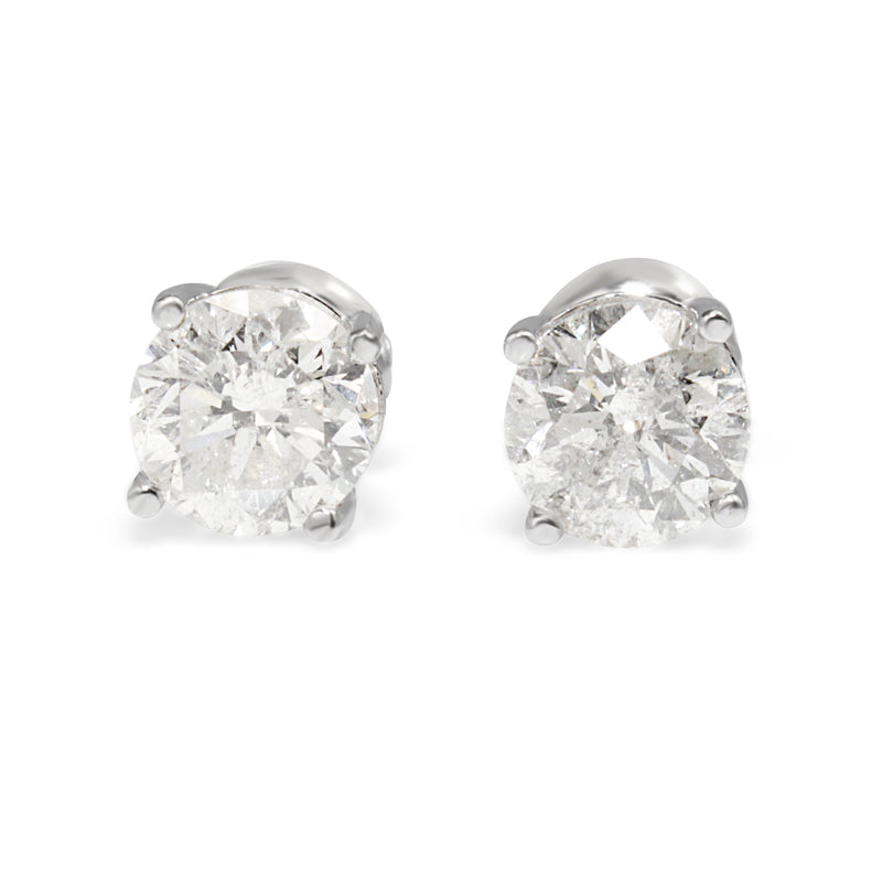 14ct White Gold 1.65ct Diamond Stud Earrings