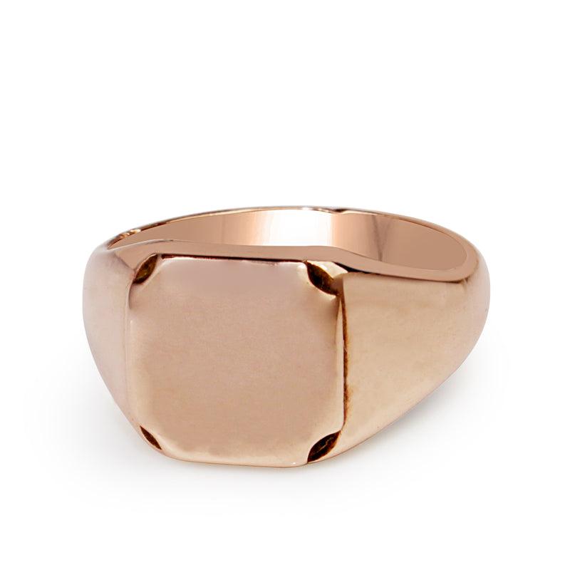 9ct Rose Gold Vintage Signet Ring