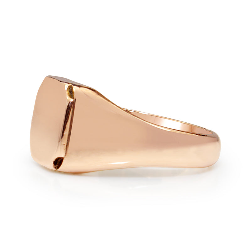 9ct Rose Gold Vintage Signet Ring