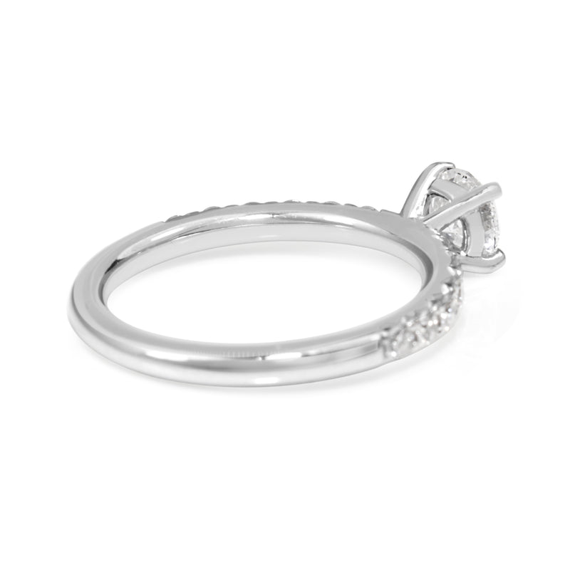 18ct White Gold Diamond Solitaire Ring