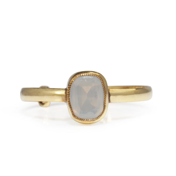 9ct Yellow Gold Adjustable Moonstone Ring