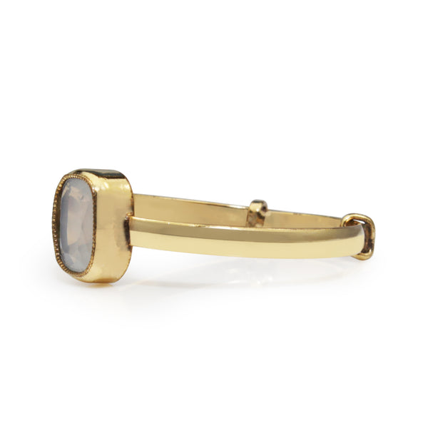 9ct Yellow Gold Adjustable Moonstone Ring