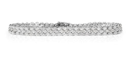 14ct White Gold Diamond Bracelet