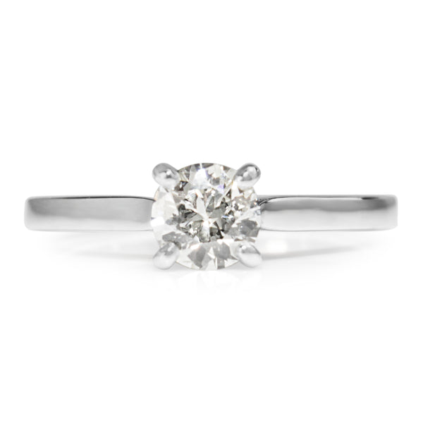 Platinum Diamond Solitaire Ring