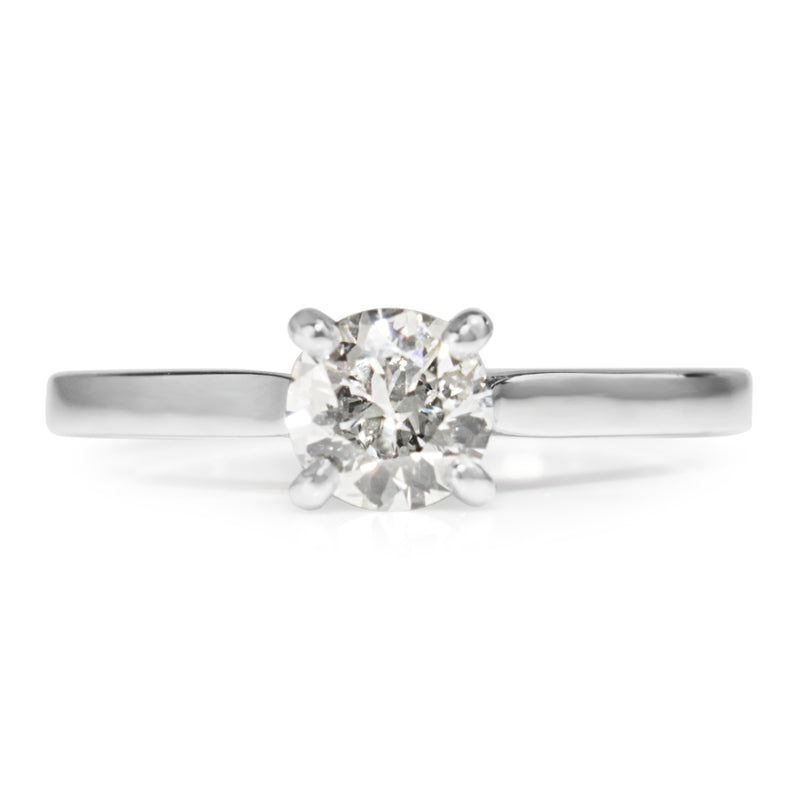 Platinum Diamond Solitaire Ring