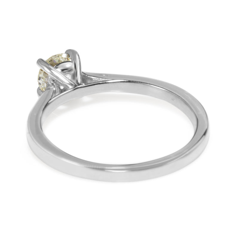 Platinum Diamond Solitaire Ring