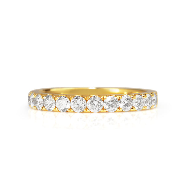 18ct Yellow Gold .50ct Diamond Band