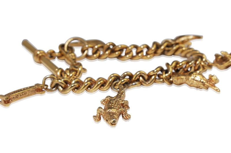 Gilt Charm Bracelet with Australian Charms