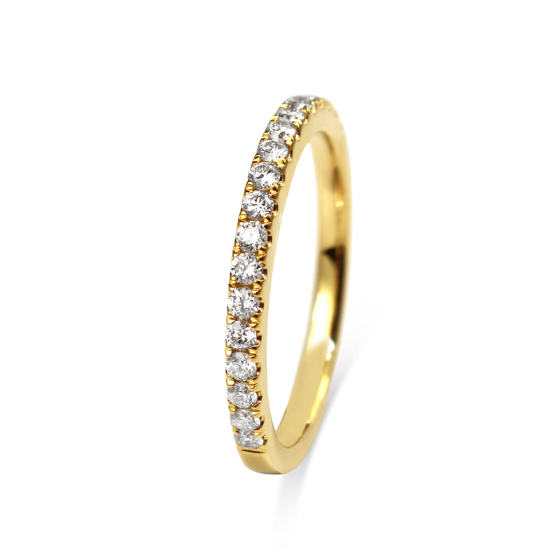 18ct Yellow Gold .30ct Diamond Band