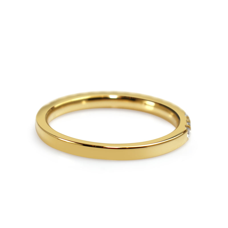 18ct Yellow Gold .30ct Diamond Band