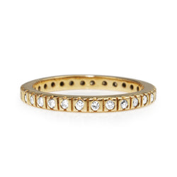 9ct Yellow Gold All Round Diamond Band