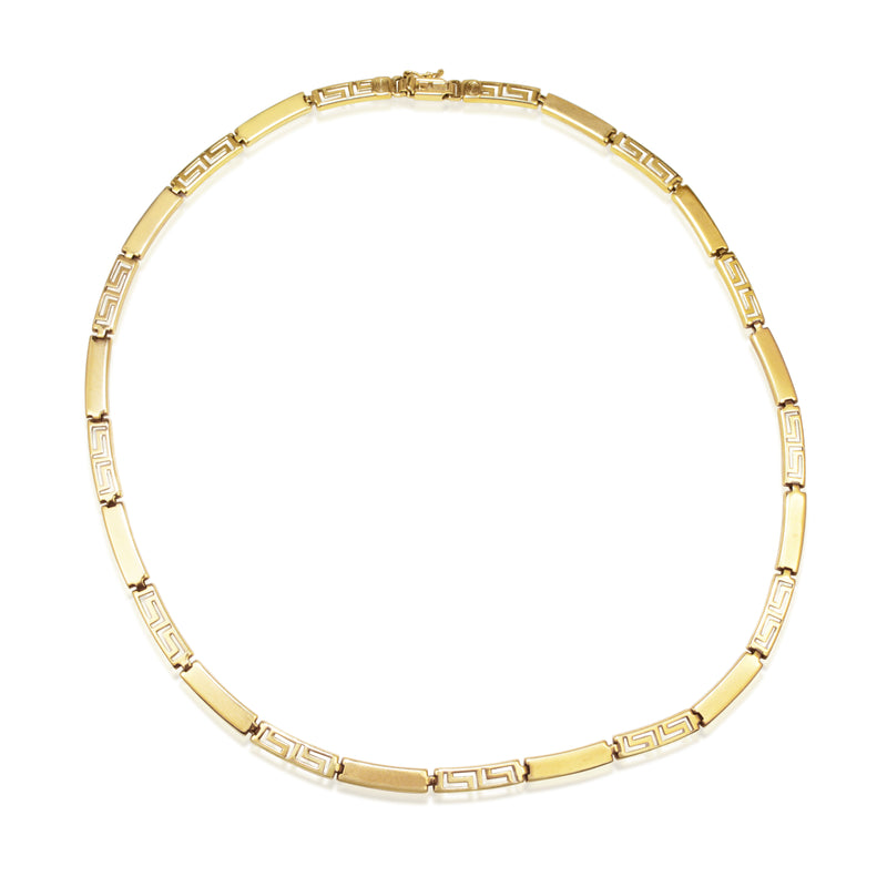 14ct Yellow Gold Greek Style Necklace