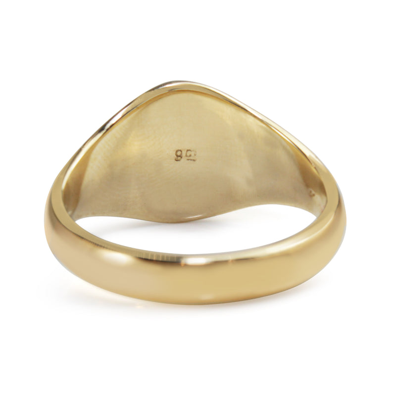 9ct Yellow Gold Signet Ring - Medium