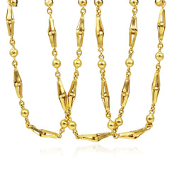 22ct Yellow Gold Fancy Link Chain Necklace