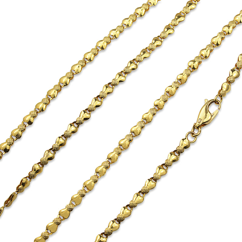 22ct Yellow Gold Fancy Link Long Necklace