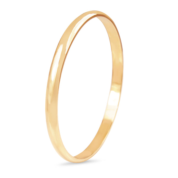 9ct Yellow Gold Solid Bangle